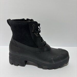 Sperry Women’s Syren Ascend Waterproof Duck Boots Black, Size 9 M